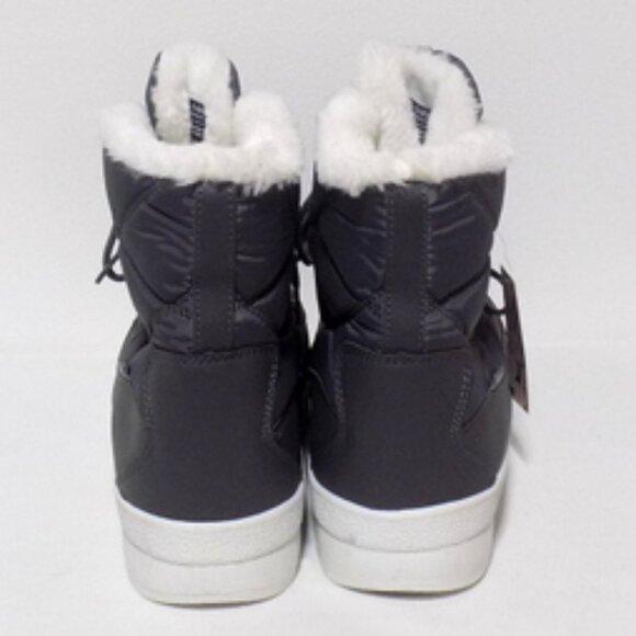 3M Thinsulate Women’s Gray with White Faux Fur Waterproof Winter Boots – Size 11 - Picture 4 of 10